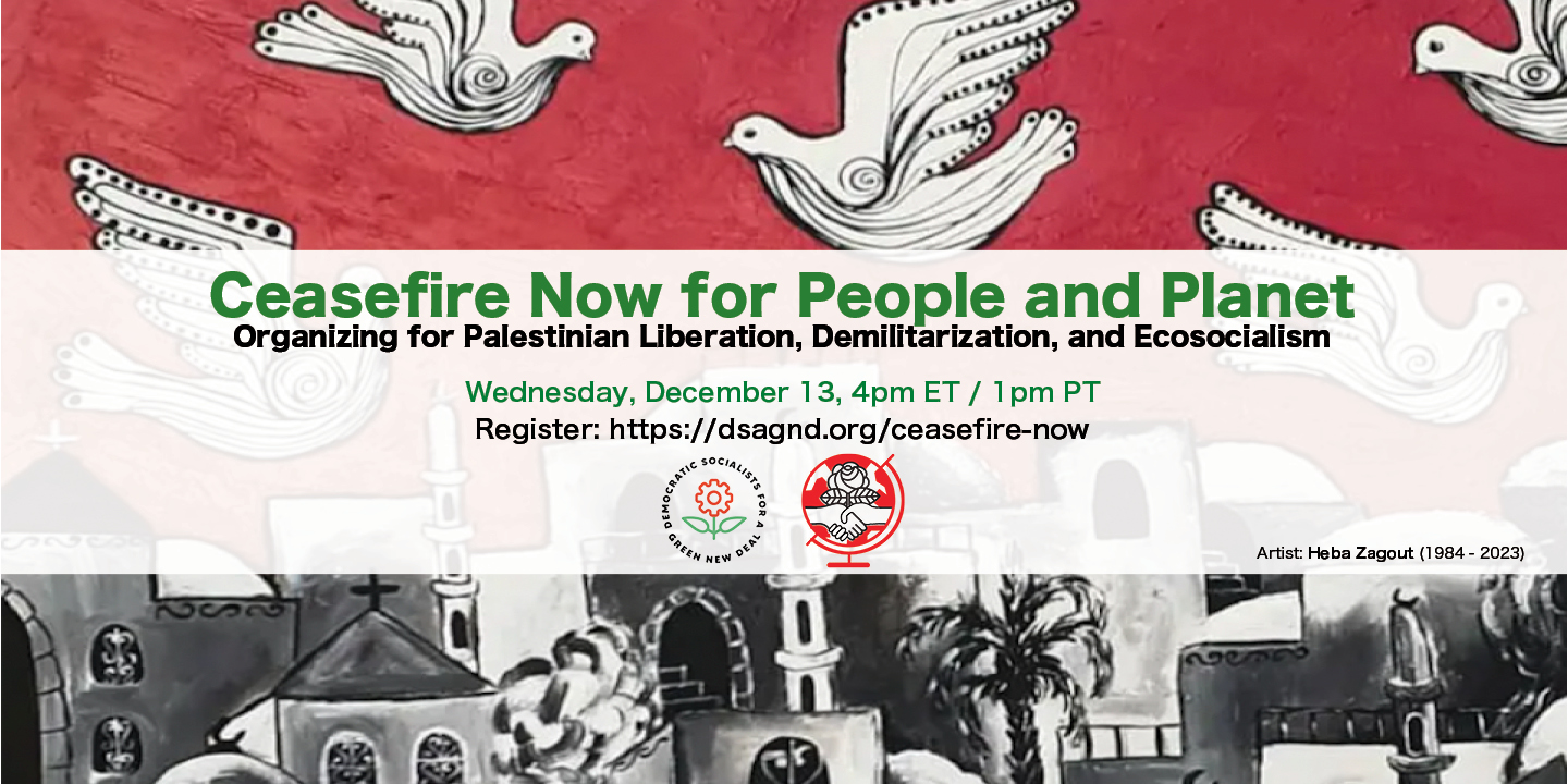 Webinar: Ceasefire Now for People and Planet