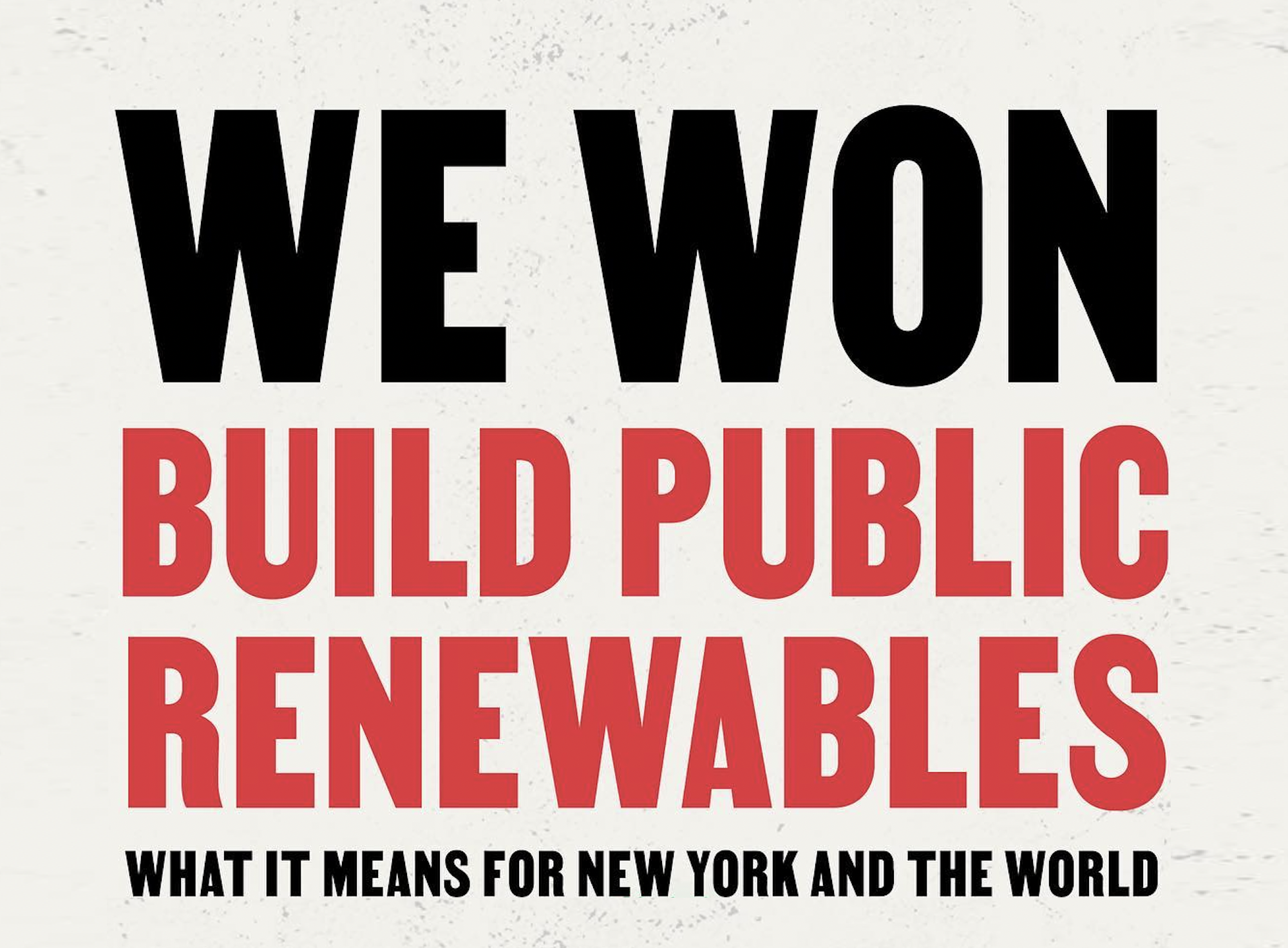 Webinar: Build Public Renewables: A Win in the Fight for a Green New Deal